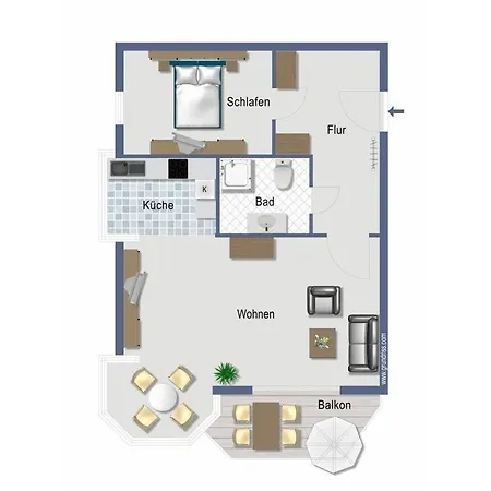 בית נופש Am Godewind Park Comfortable ליבק